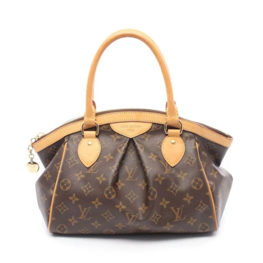 Louis Vuitton Tivoli Handbag Canvas Leather Monogram Brown